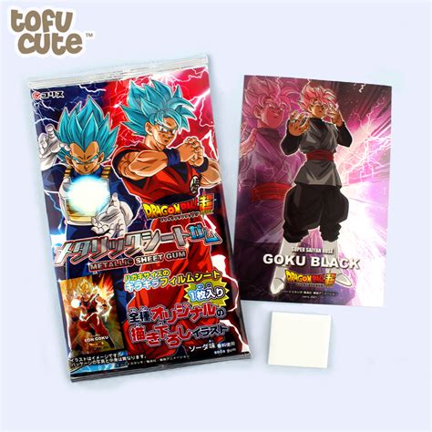 dragon ball super metallic sheet gum|Buy Dragon Ball Super Gum with Metallic Postcard at .